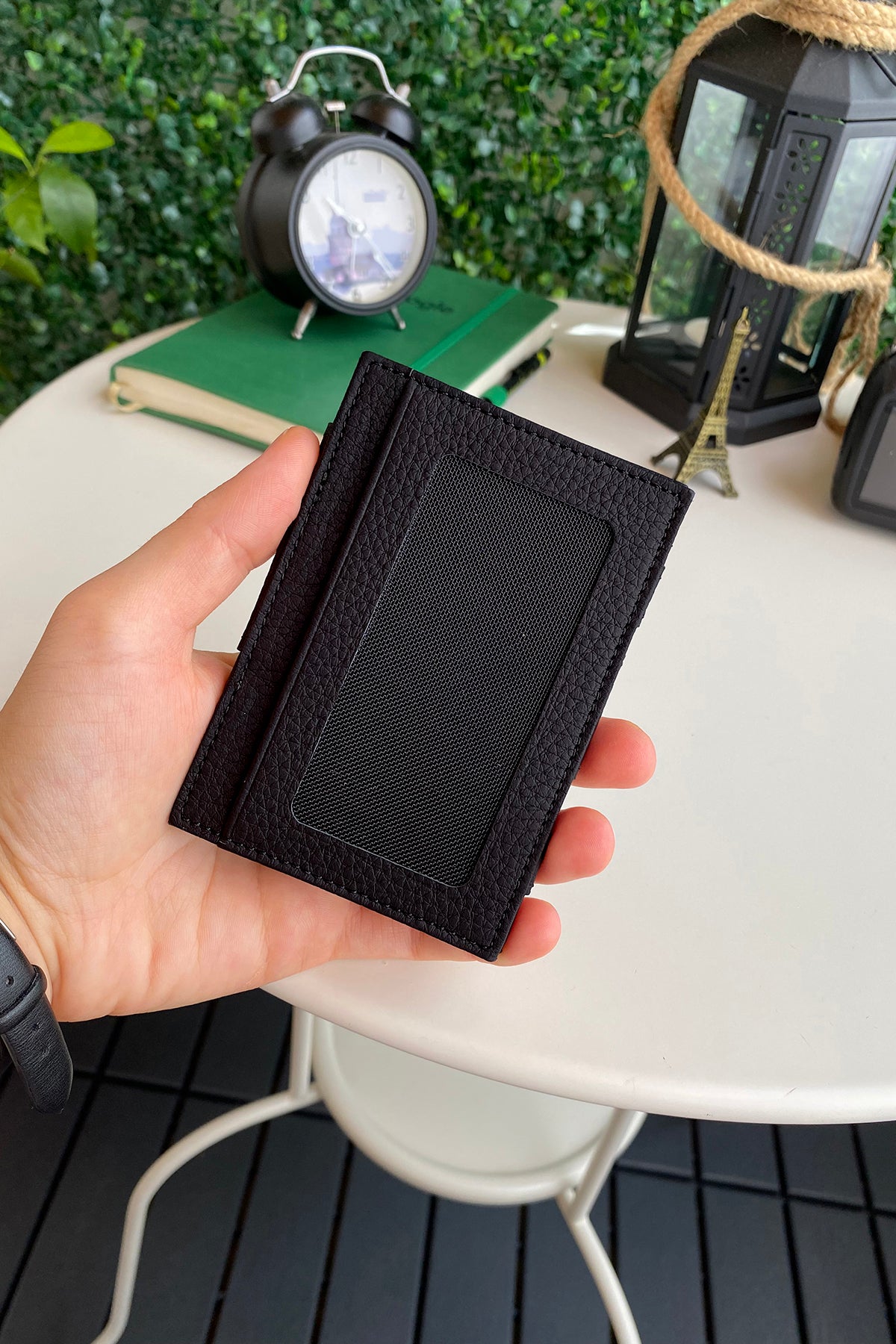 Lotus Genuine Leather Magician Wallet showcasing premium leather, elegant design, and RFID technology.