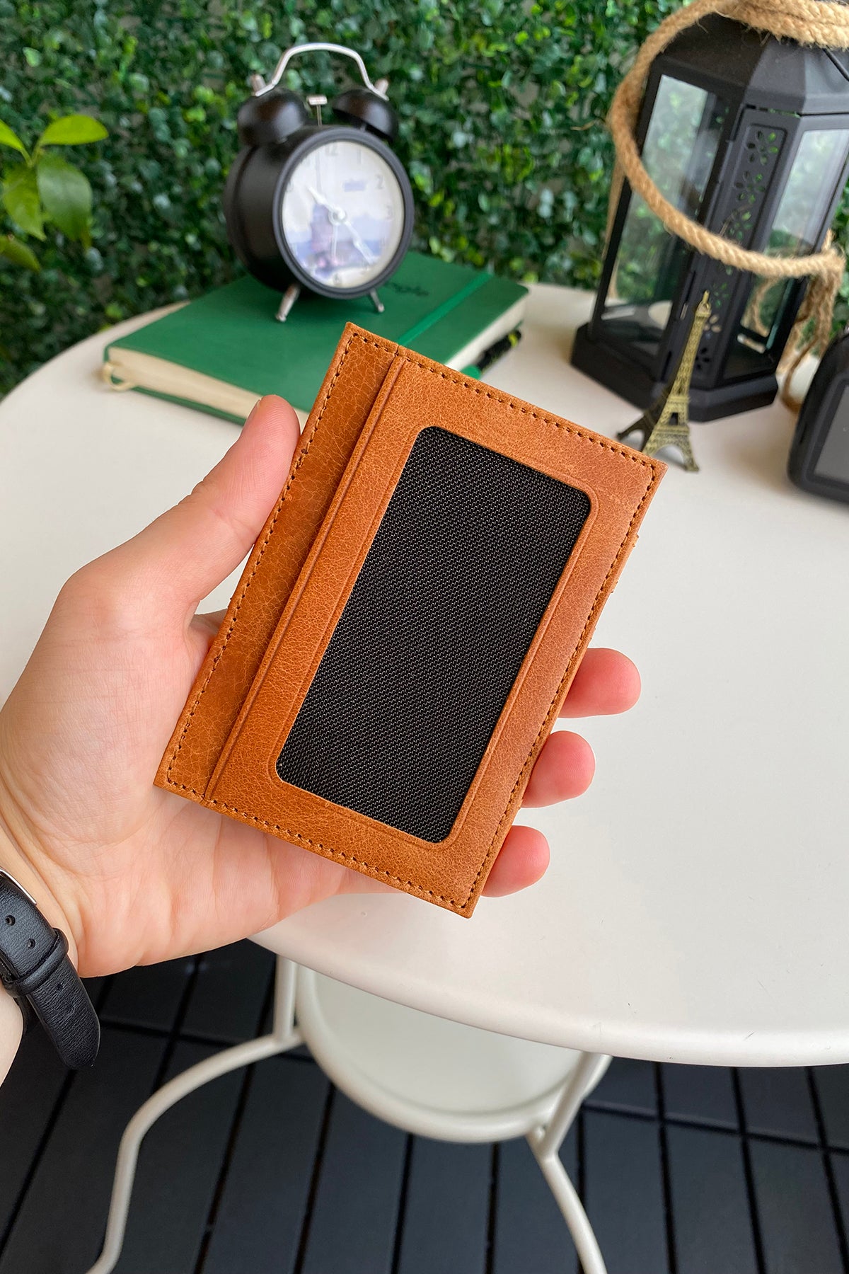 Lotus Genuine Leather Magician Wallet showcasing premium leather, elegant design, and RFID technology.