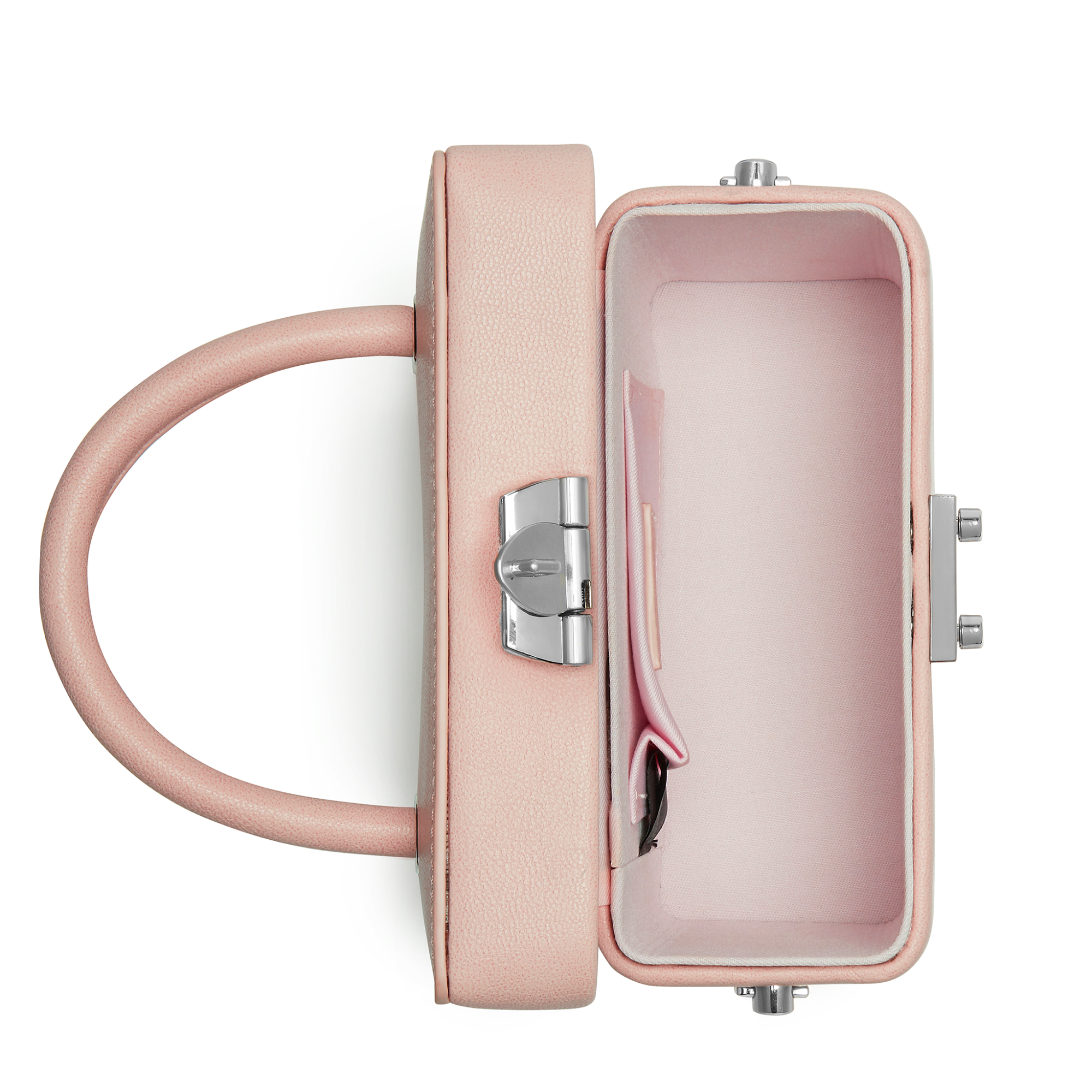 Mae Pink Party Crossbody bag featuring custom hardware and a stylish design, perfect for festive occasions.