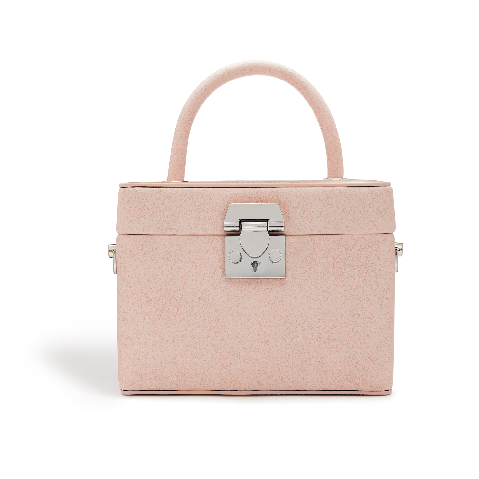 Mae Pink Party Crossbody bag featuring custom hardware and a stylish design, perfect for festive occasions.