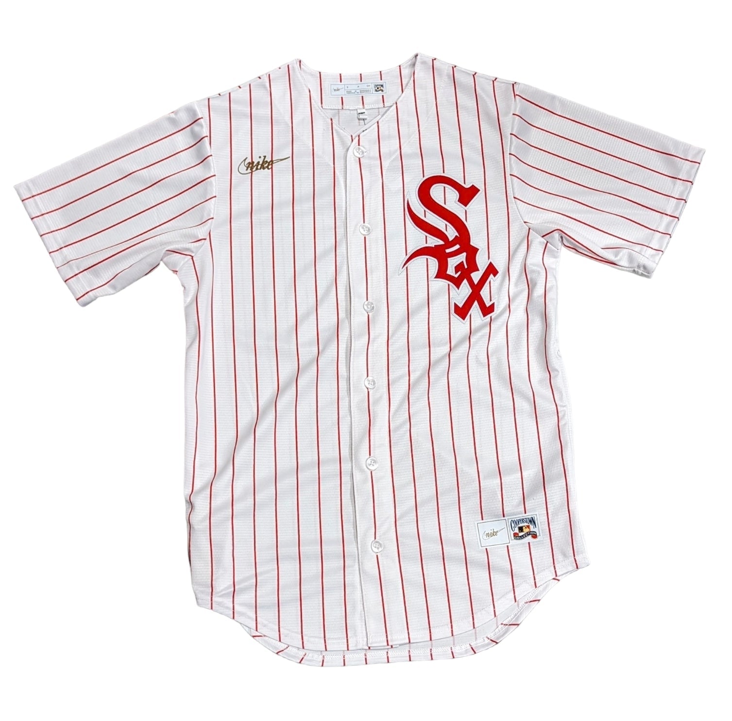 Men's Chicago White Sox Cooperstown 1972 Home Jersey featuring vintage design and team graphics.