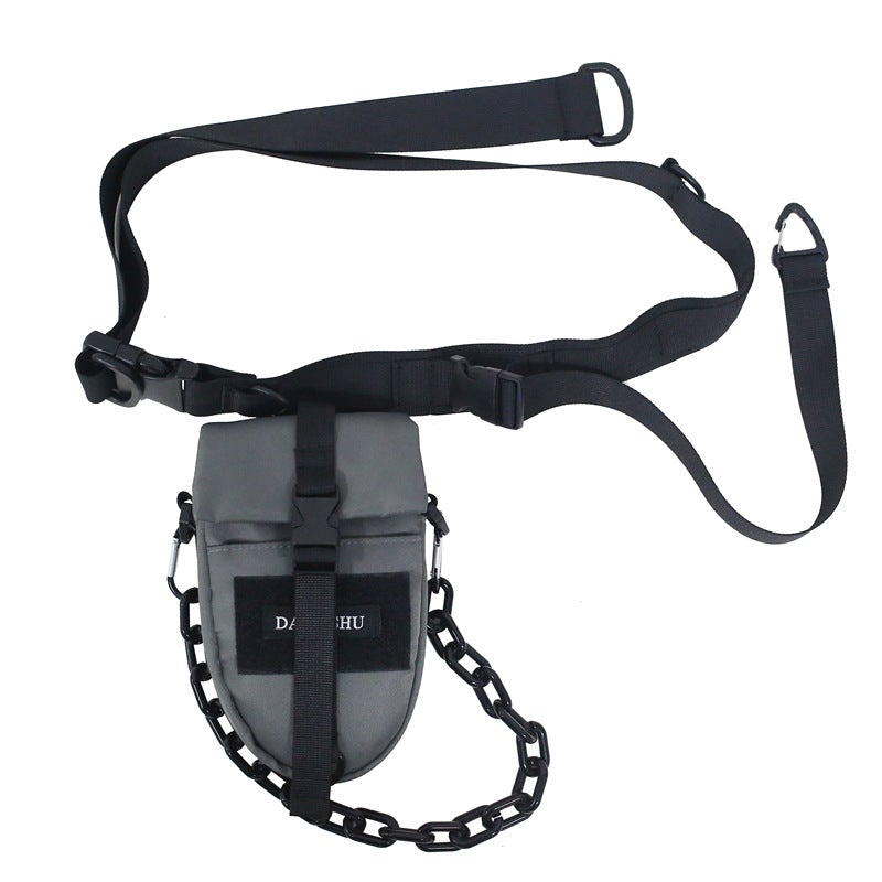 Men's Nylon Tooling Waist Bag in a sleek design, featuring a durable nylon exterior and a compact size, ideal for everyday use.