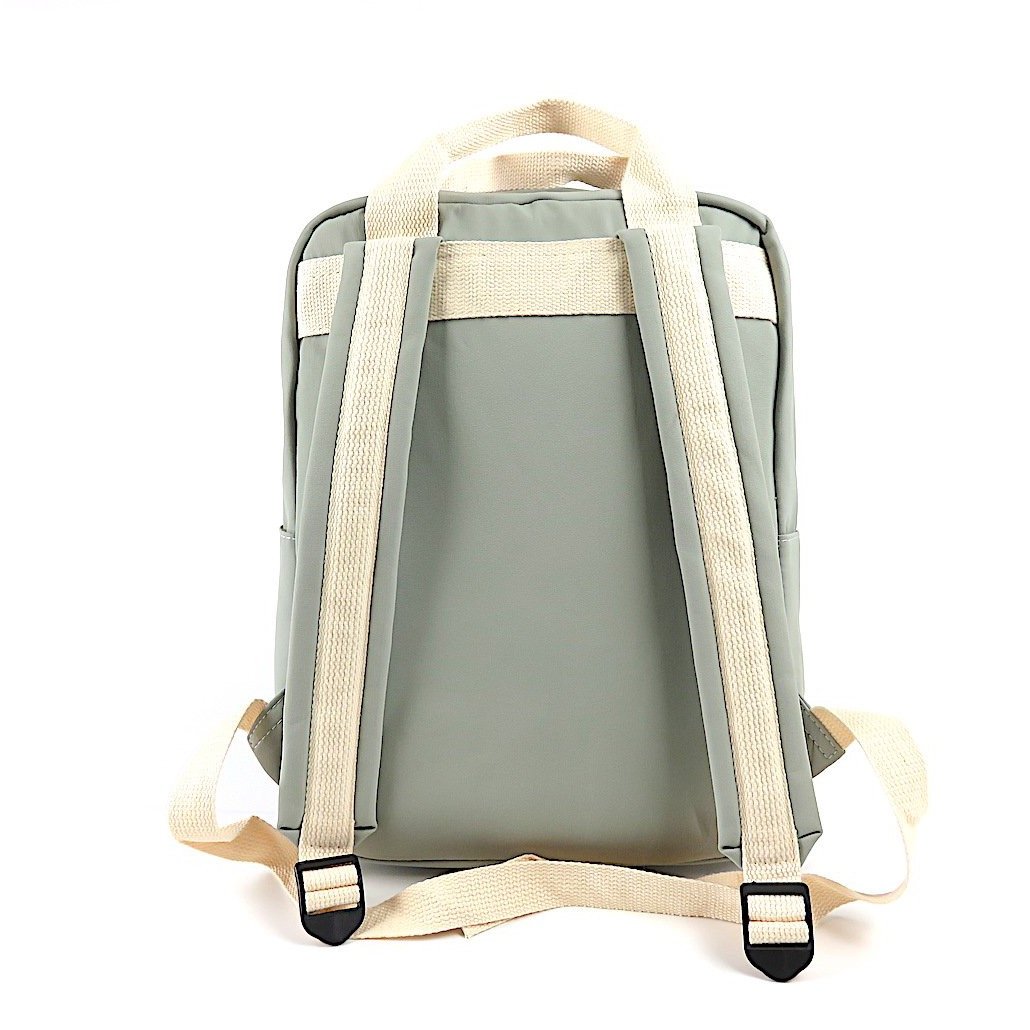 Mini Backpack in Waterproof Nylon featuring padded straps and multiple pockets in vibrant summer colors.