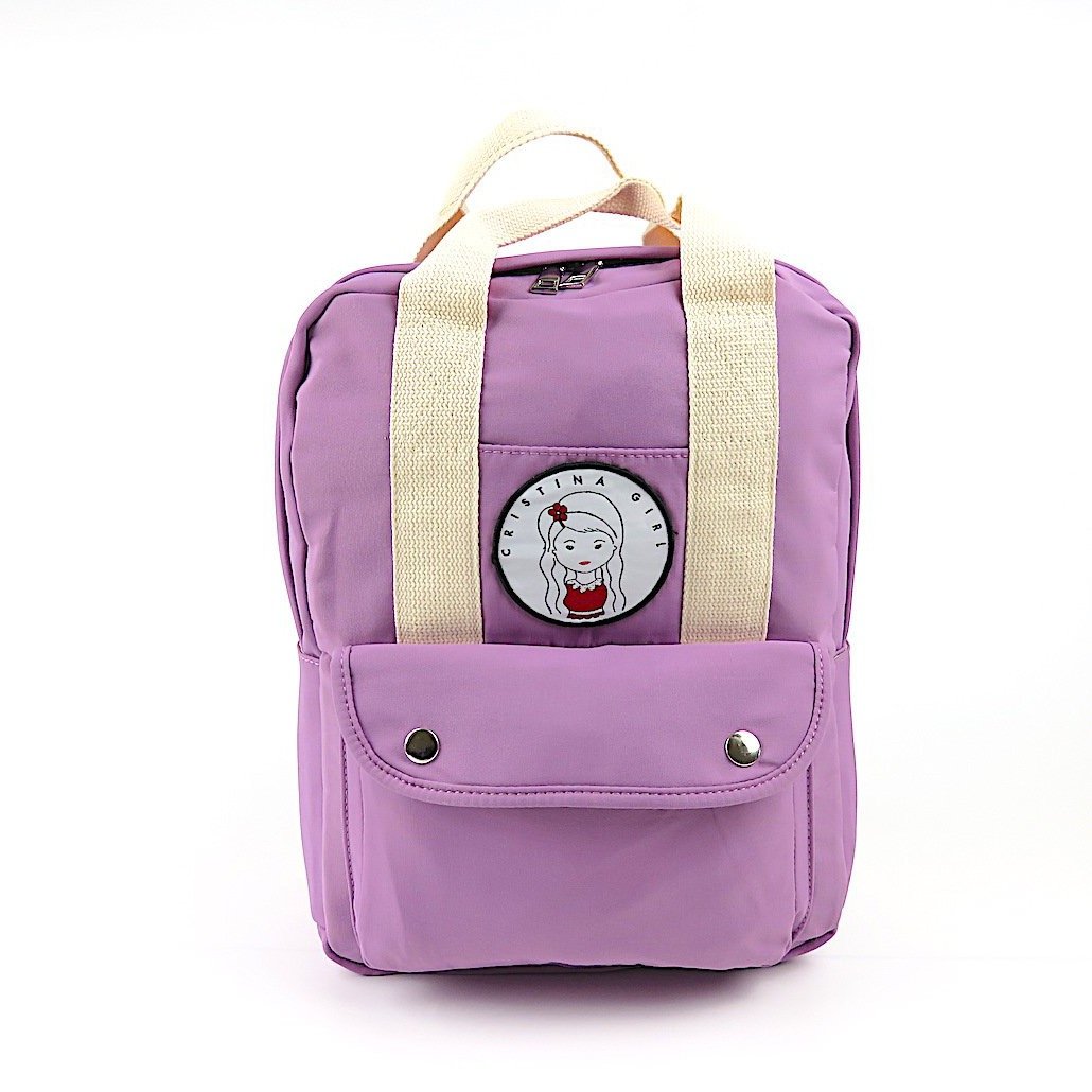 Mini Backpack in Waterproof Nylon featuring padded straps and multiple pockets in vibrant summer colors.