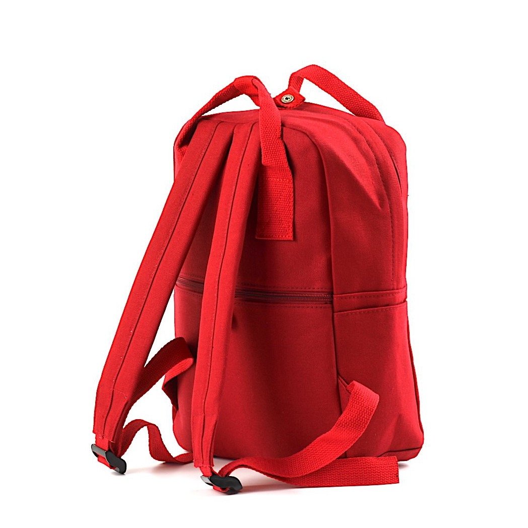 A stylish Mini Backpack in five vibrant colors, featuring zipped pockets and adjustable straps, perfect for everyday use.