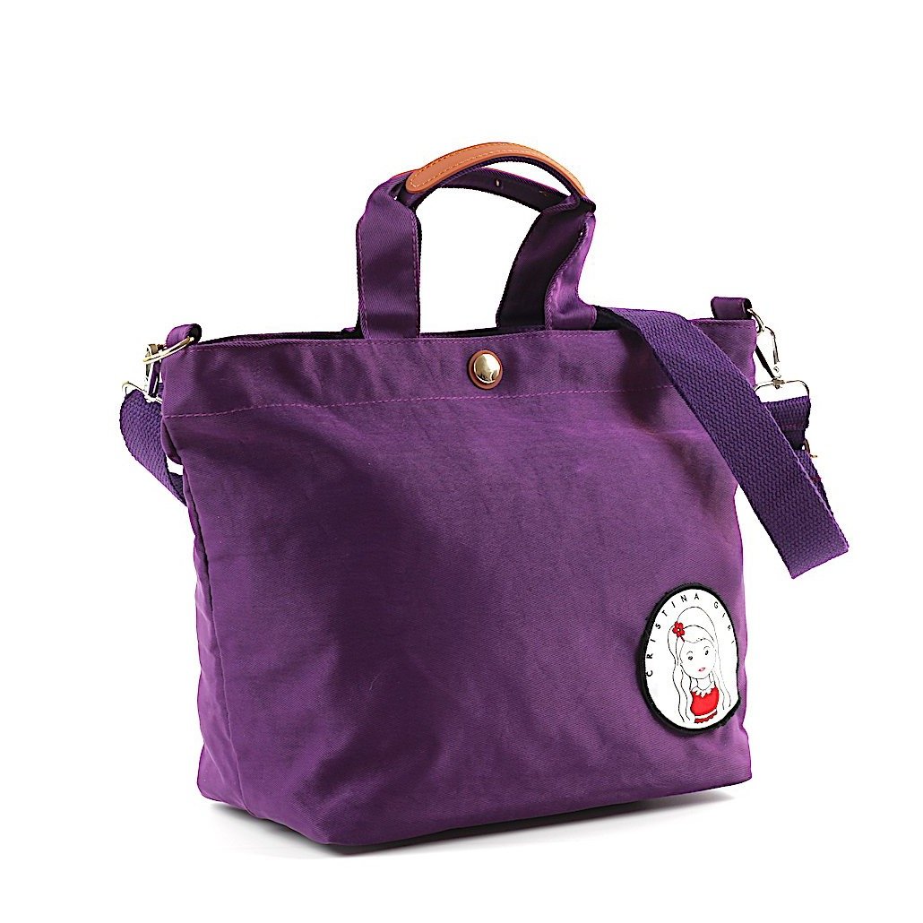 Mini Grab Bag in six vibrant colours, showcasing its soft nylon material and versatile design for everyday use.