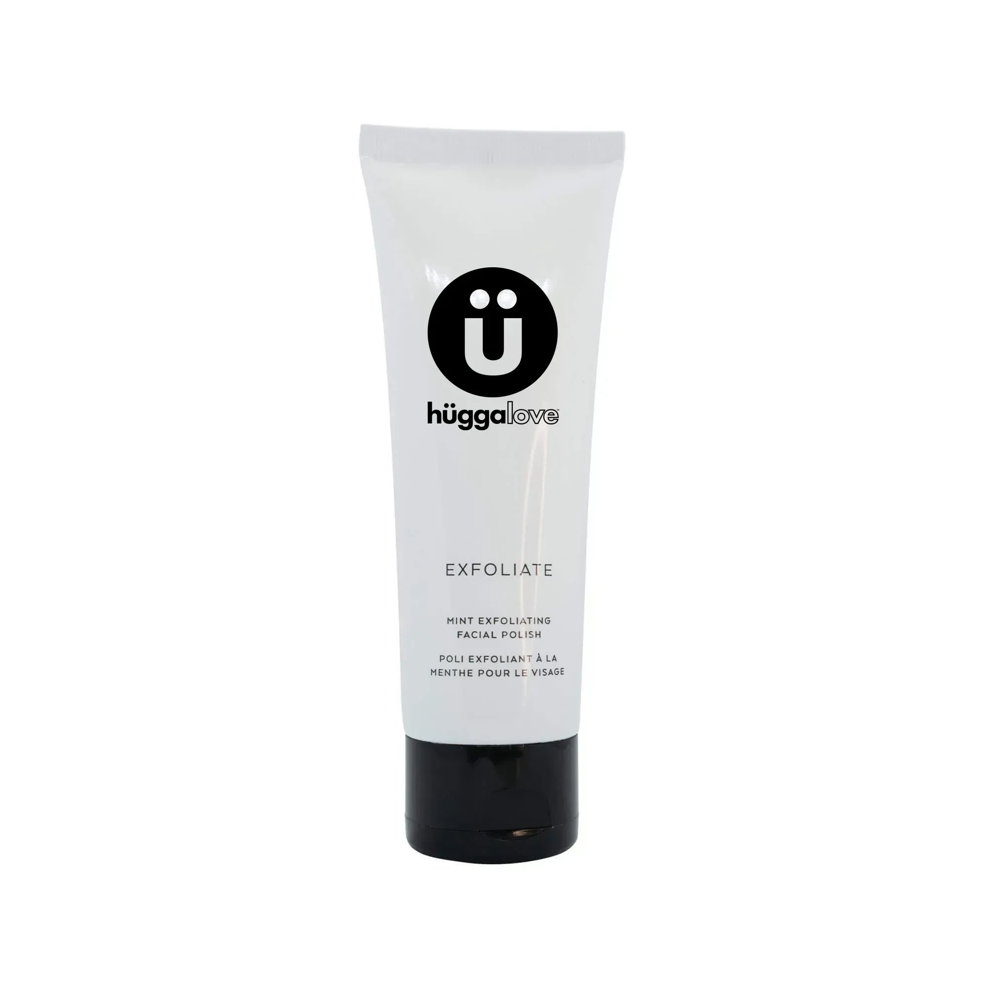 Mint Exfoliating Facial Polish in a sleek 120mL tube, showcasing its refreshing mint color and natural ingredients.