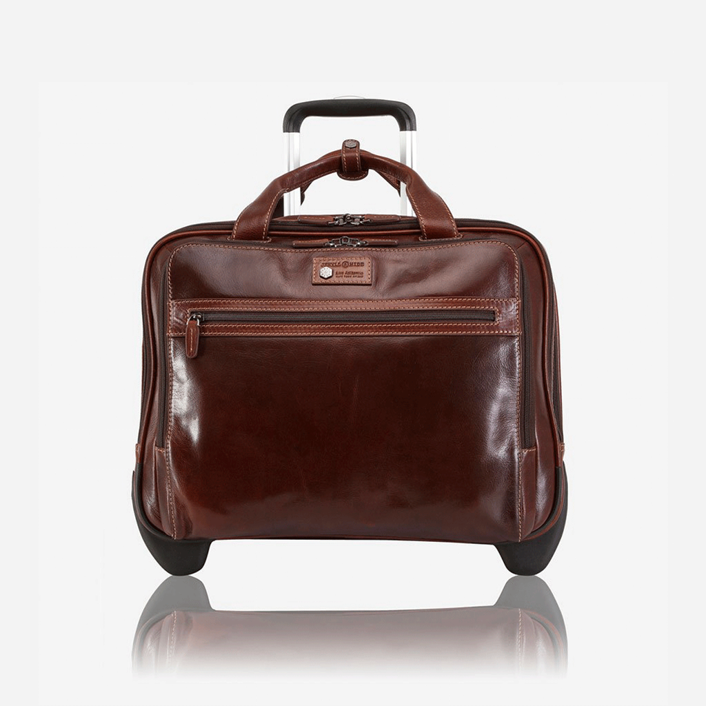 Mobile Cabin Office Bag in Tobacco color, showcasing spacious compartments and stylish design.