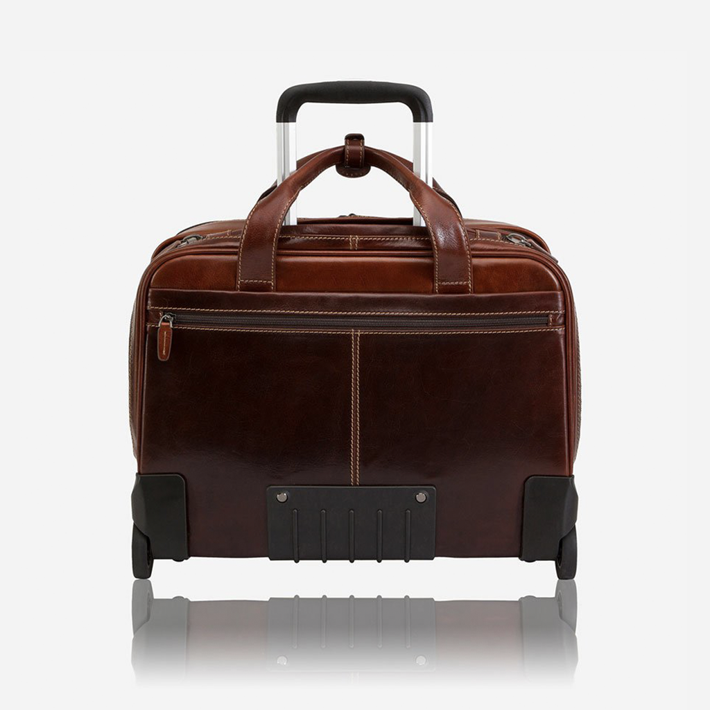 Mobile Cabin Office Bag in Tobacco color, showcasing spacious compartments and stylish design.