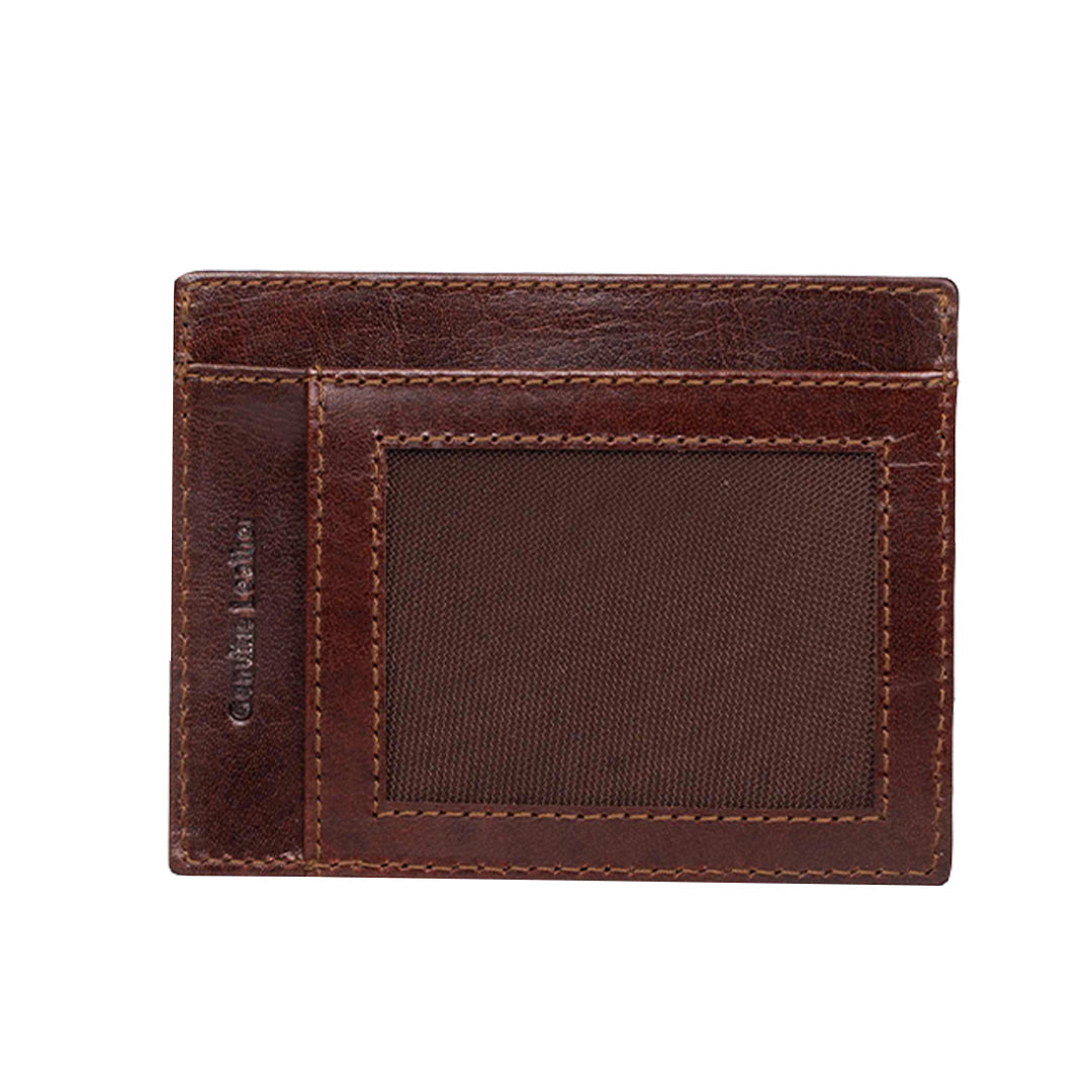 Modern Wallet in sleek black leather, showcasing card slots and cash compartment, perfect for stylish organization.