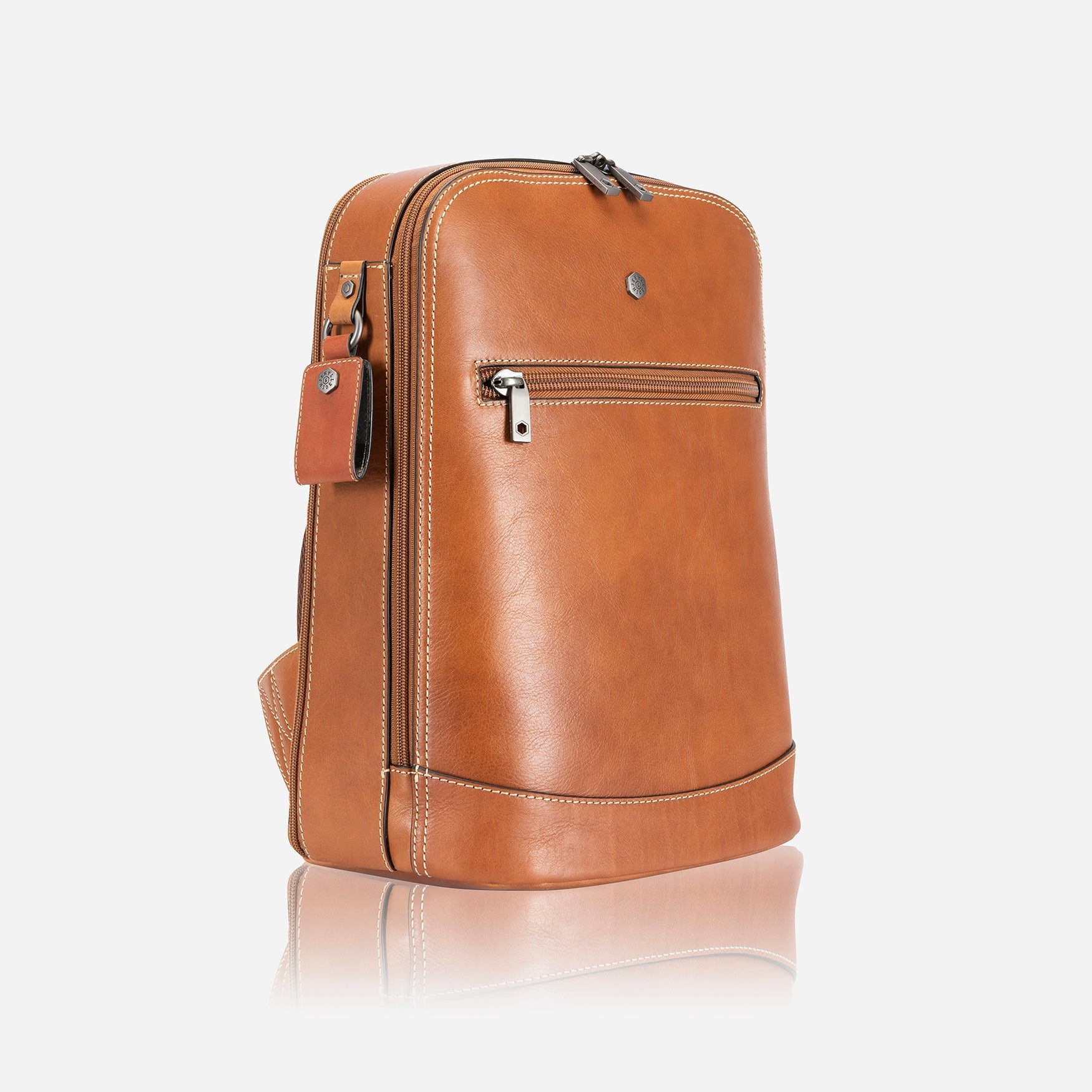 Montana Double Compartment 15" Laptop Backpack in Colt color, showcasing its sleek design and multiple compartments.