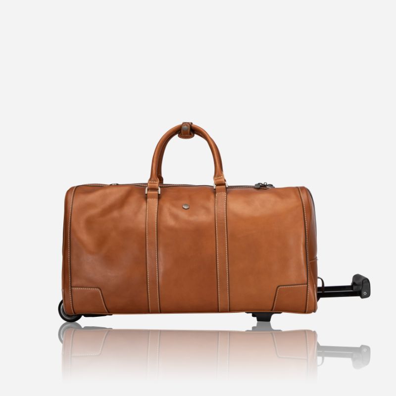 Montana New Duffel on Wheels in Colt color, showcasing spacious design and durable wheels.