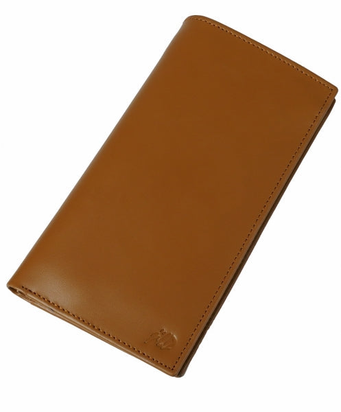 Multi Purpose Leather Long Wallet in Tan Brown, showcasing its elegant design and multiple compartments for cards and cash.