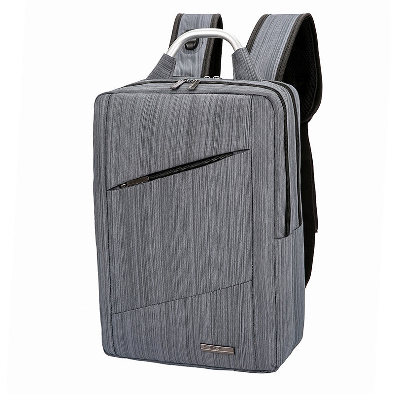 Multifunctional solid color business computer bag with adjustable straps and spacious compartments, ideal for professionals.