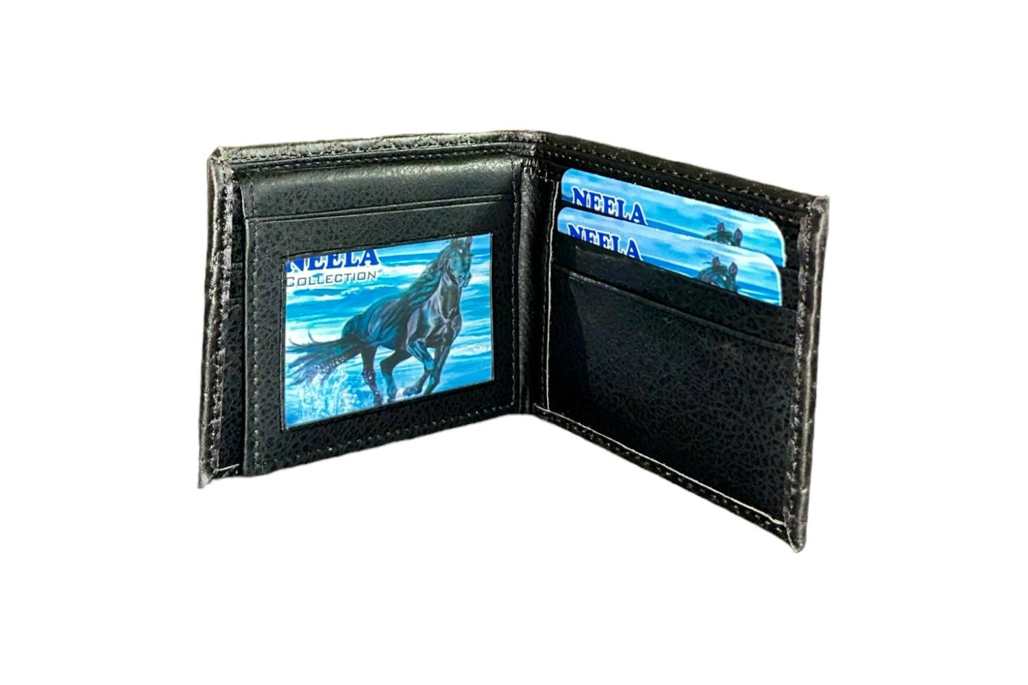 NEELA 2303 P men's wallet showcasing its sleek design and premium leather material.