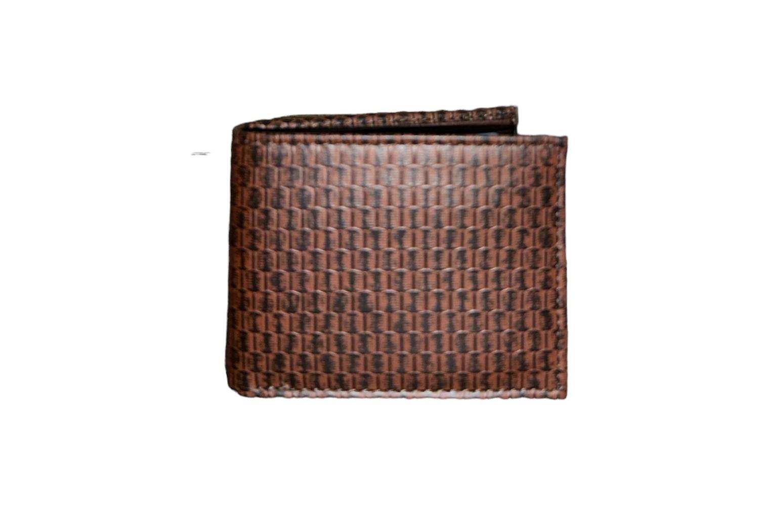 NEELA 2304 P men's wallet showcasing premium leather and multiple card slots.