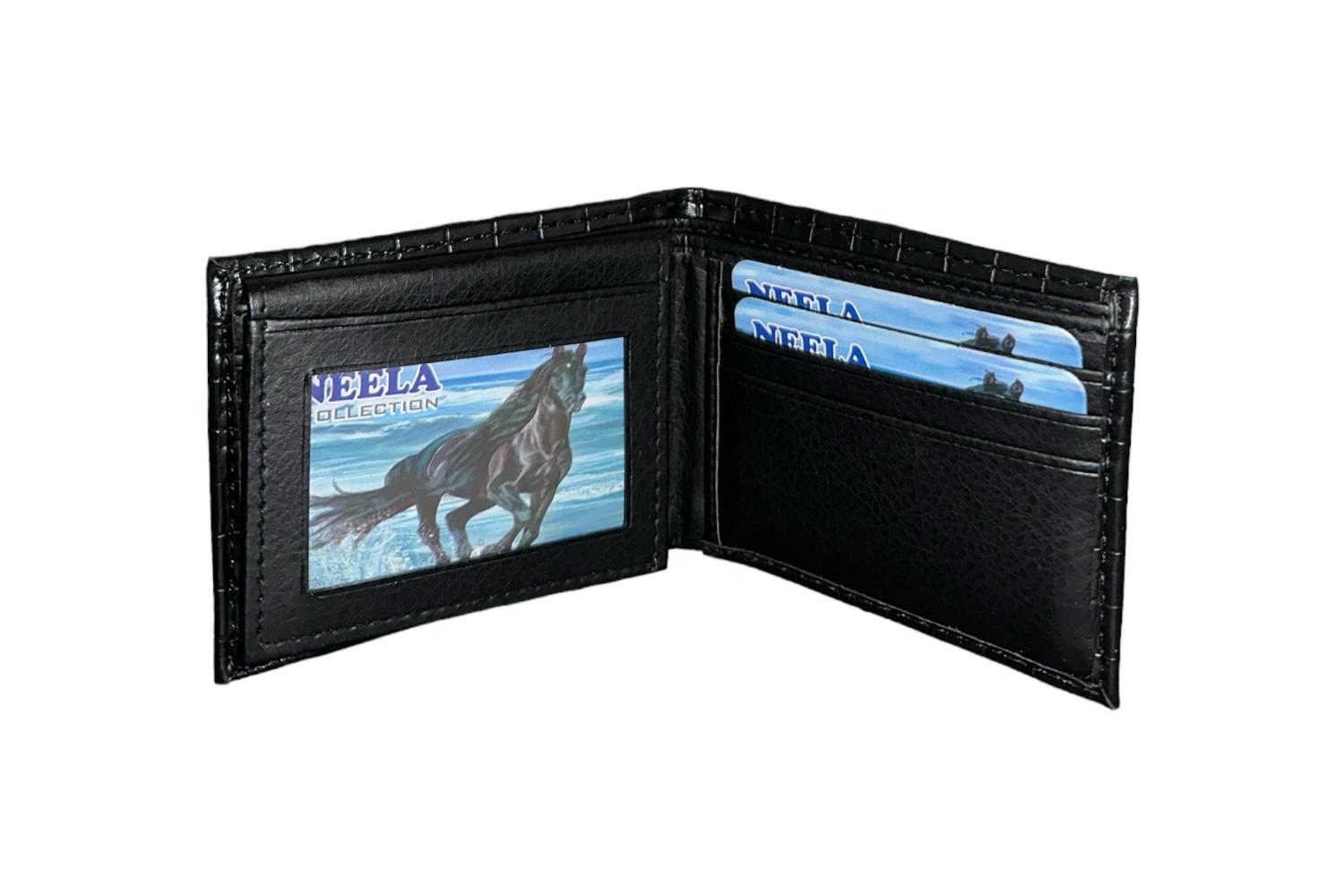 NEELA 2309 P men's wallet showcasing premium leather and stylish design.