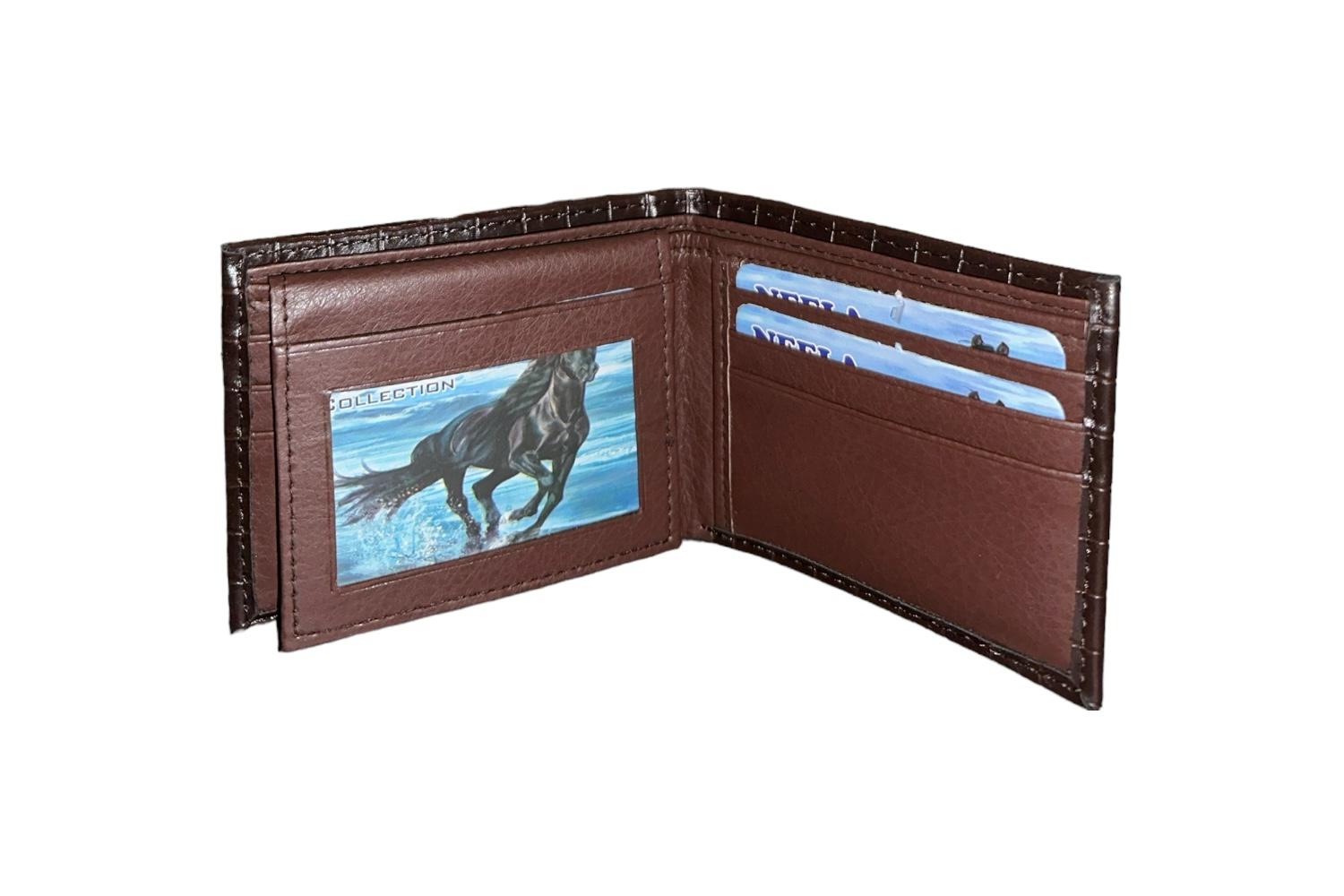 NEELA 2309 P men's wallet showcasing premium leather and stylish design.