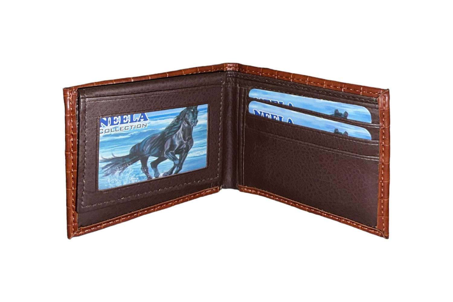 NEELA 2309 P men's wallet showcasing premium leather and stylish design.