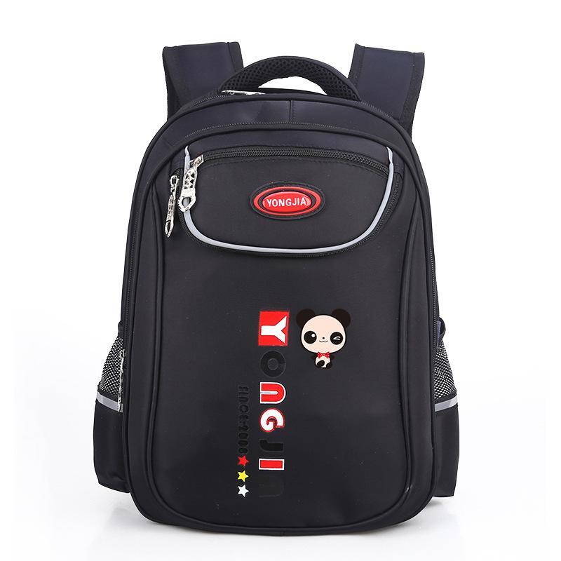 New Children's Shoulder Cartoon Schoolbag featuring a cute panda design, perfect for kids aged 6-12.