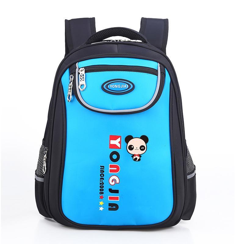 New Children's Shoulder Cartoon Schoolbag featuring a cute panda design, perfect for kids aged 6-12.