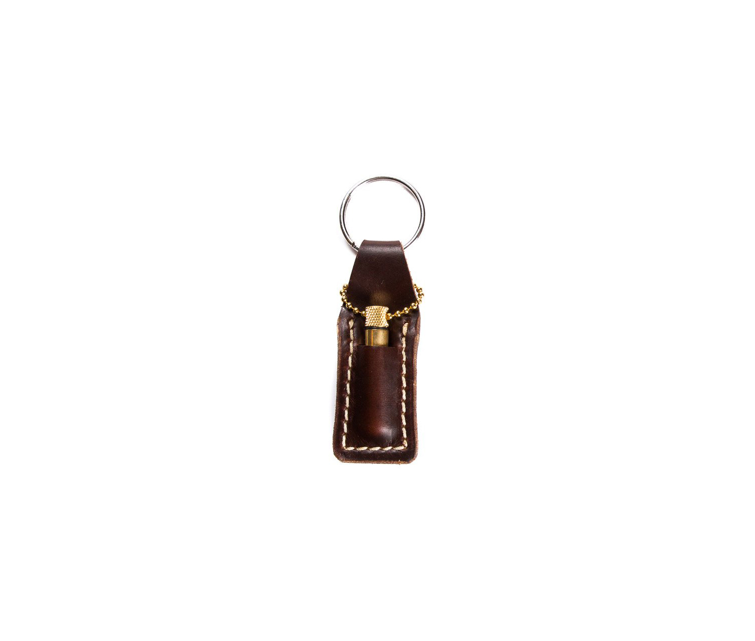 Handcrafted Oil Vial made of genuine leather, featuring a brass cap and silver chain, ideal for storing oils and perfumes.