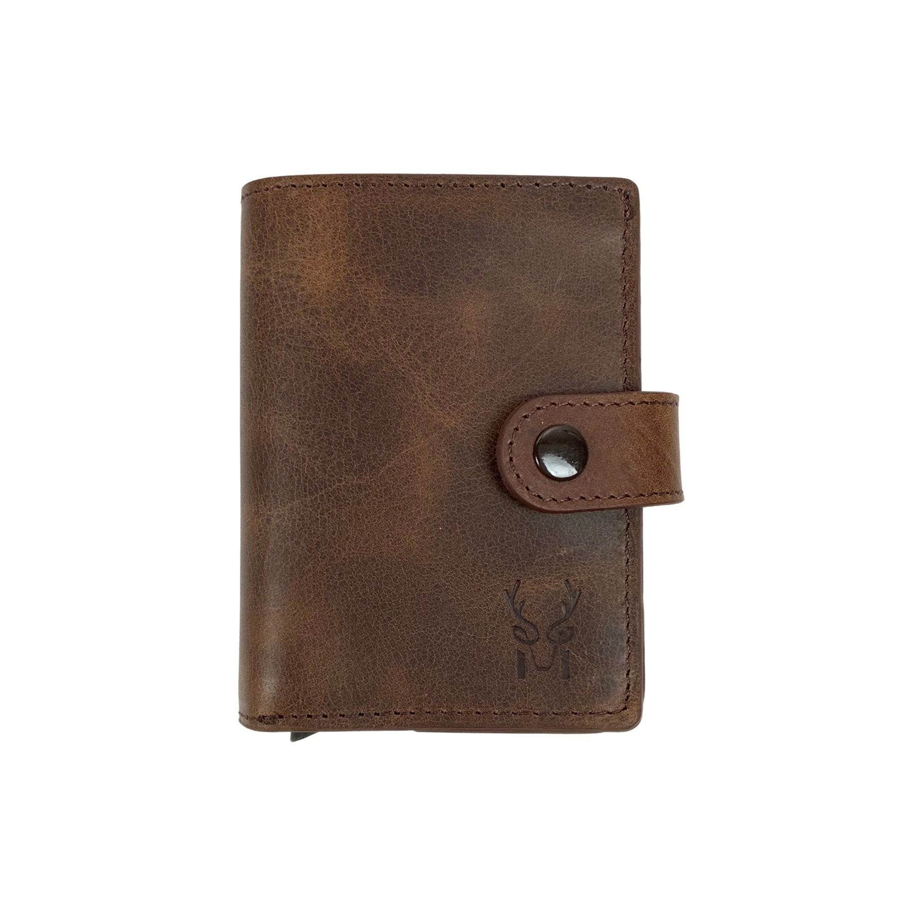 Orlando Genuine Leather Pop-Up RFID Premium Cardholder in various colors with zipper feature and aluminum mechanism.