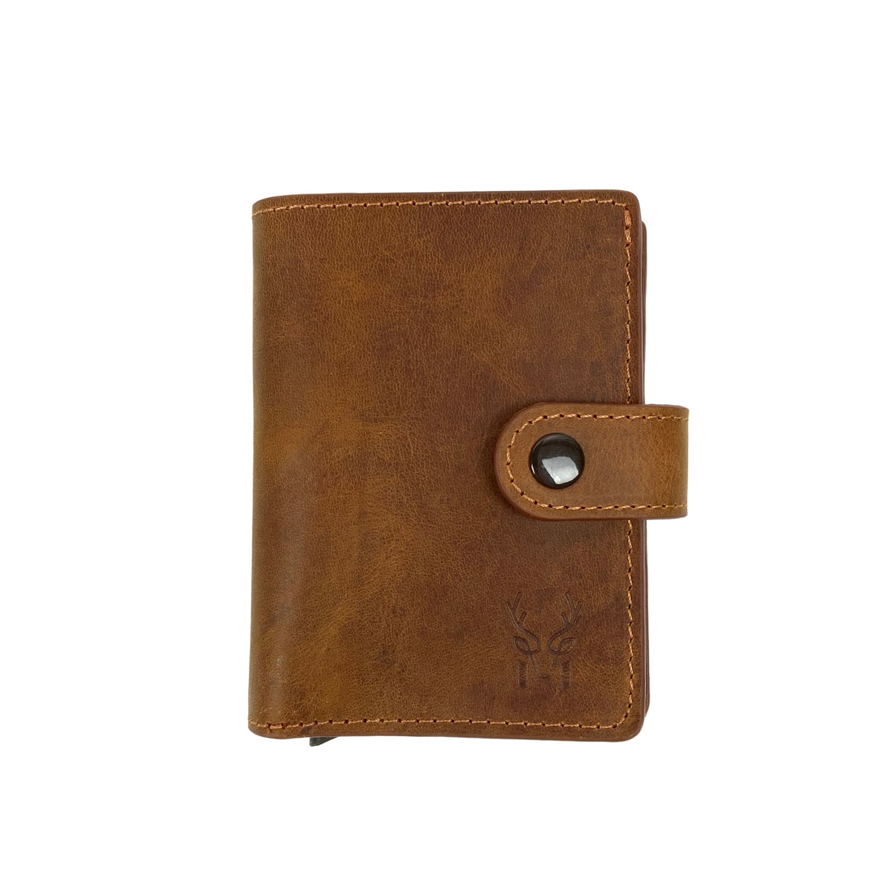 Orlando Genuine Leather Pop-Up RFID Premium Cardholder in various colors with zipper feature and aluminum mechanism.