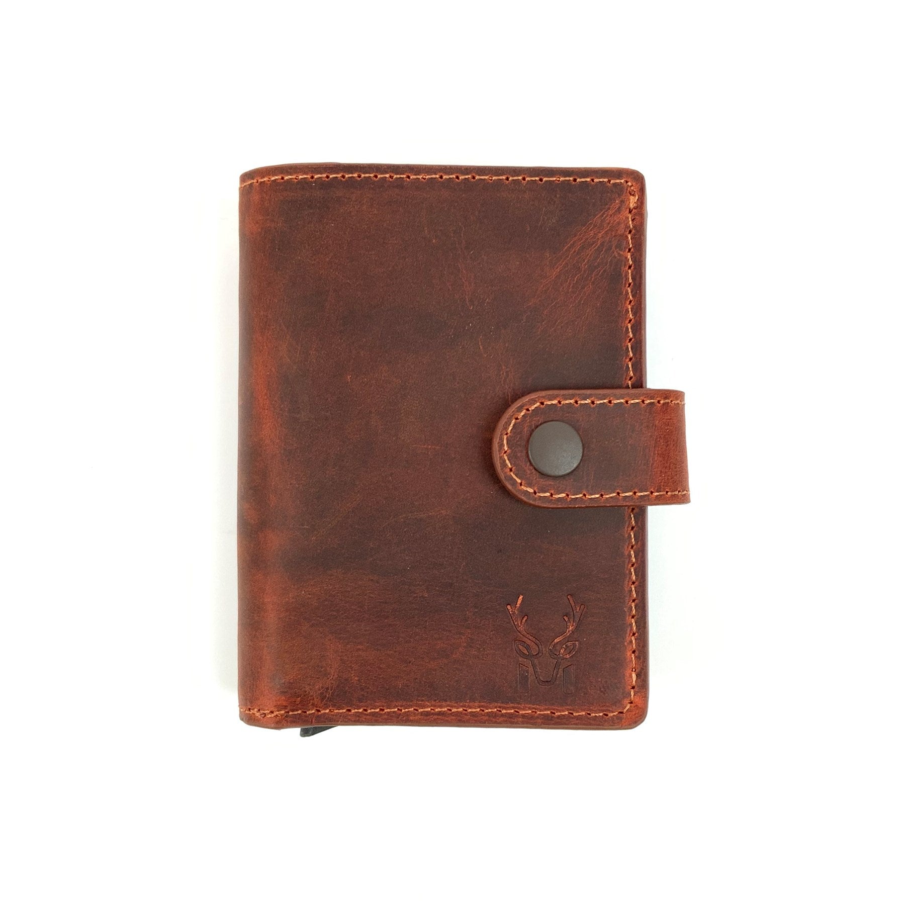 Orlando Genuine Leather Pop-Up RFID Premium Cardholder in various colors with zipper feature and aluminum mechanism.