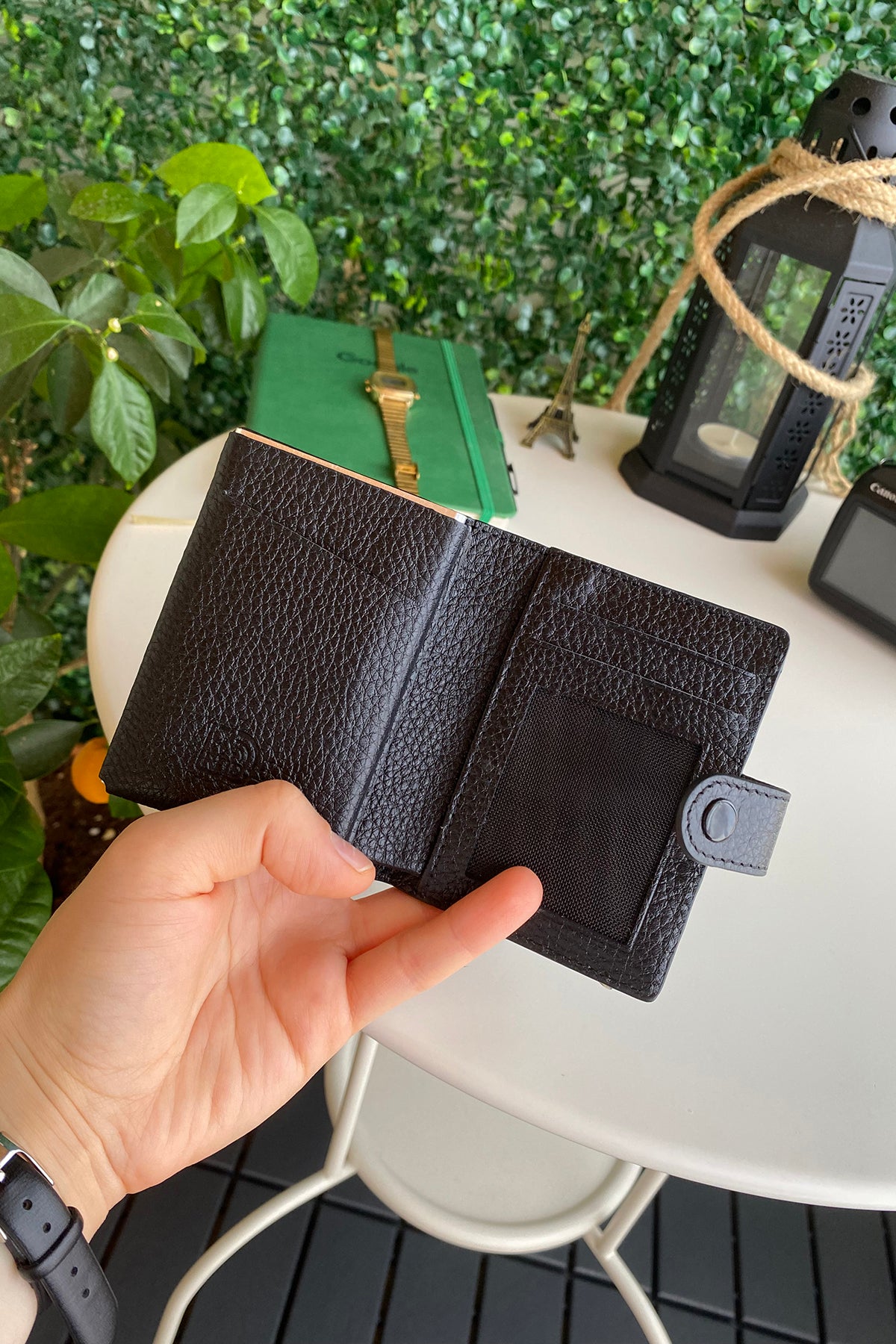 Orlando Genuine Leather Pop-Up RFID Premium Cardholder in various colors with zipper feature and aluminum mechanism.