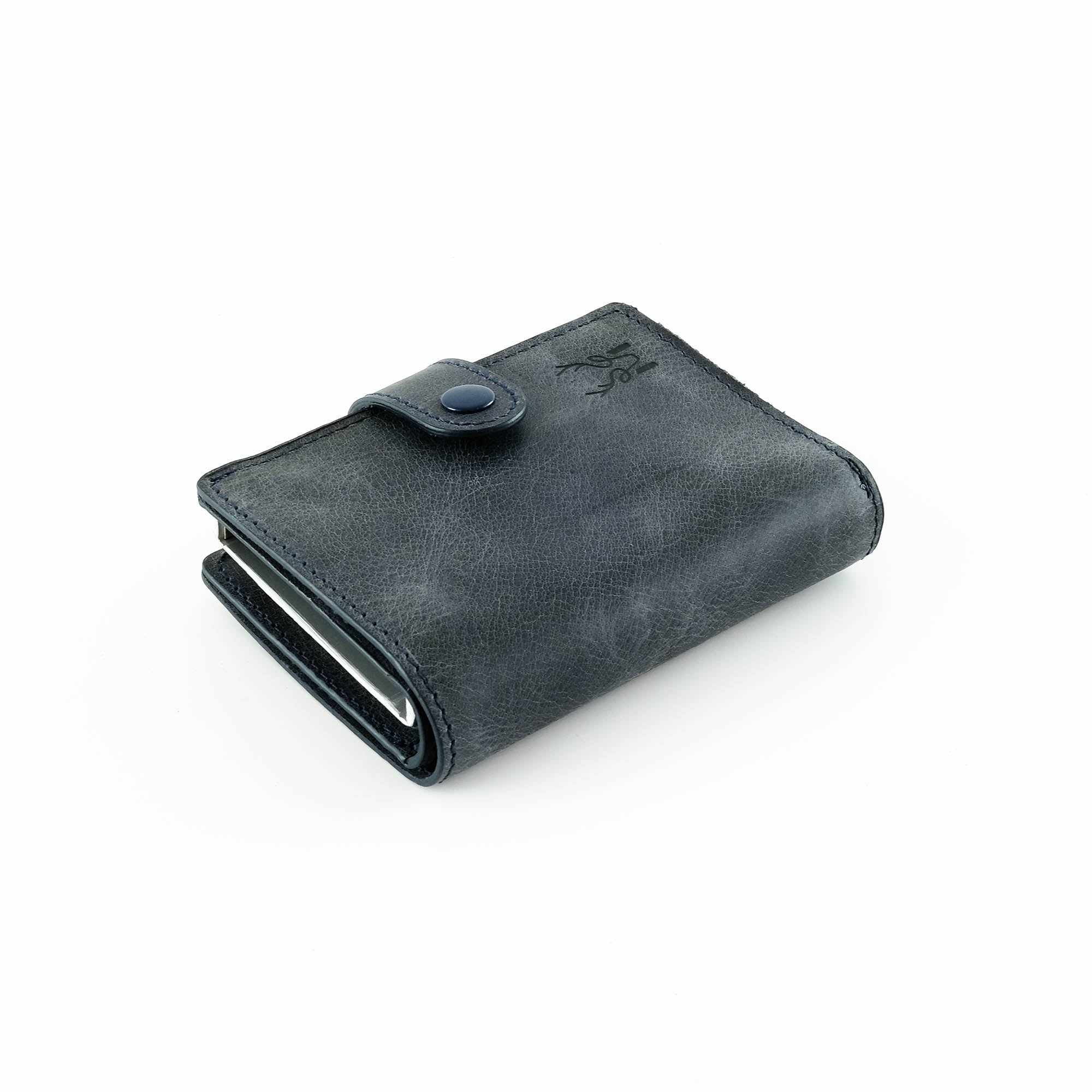 Orlando Genuine Leather Pop-Up RFID Premium Cardholder in various colors with zipper feature and aluminum mechanism.