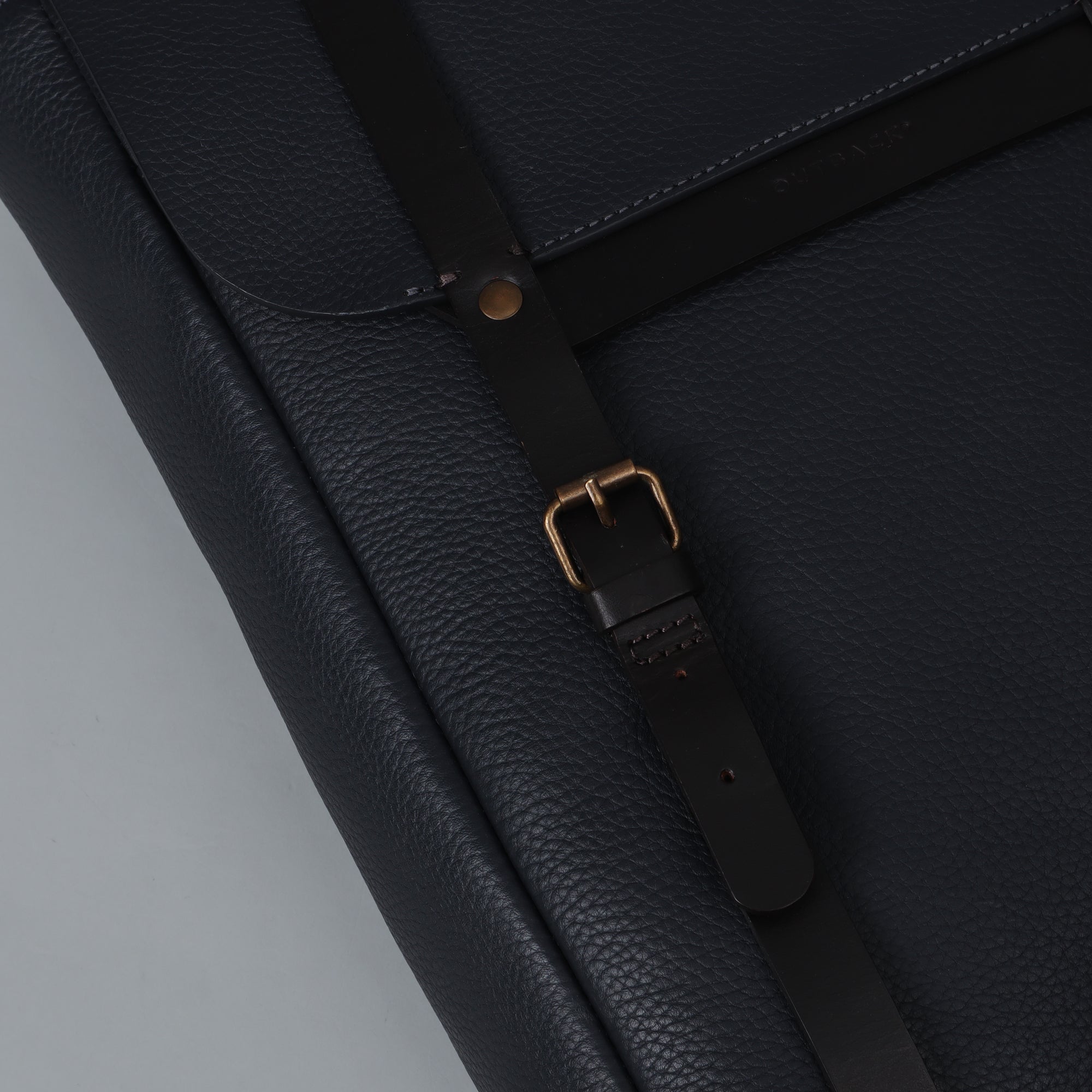 Oslo Leather Backpack made from premium full grain leather, featuring multiple pockets and adjustable straps, ideal for daily use.