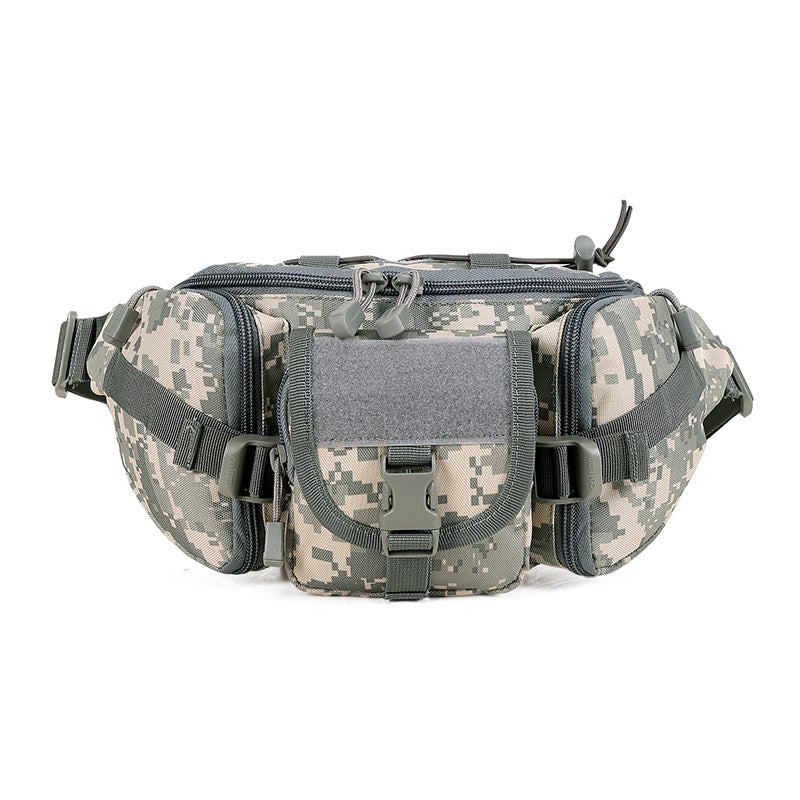 Outdoor Military Fan Tactical Bag made of Crypto Nylon, featuring a waterproof design and zipper opening, ideal for outdoor activities.