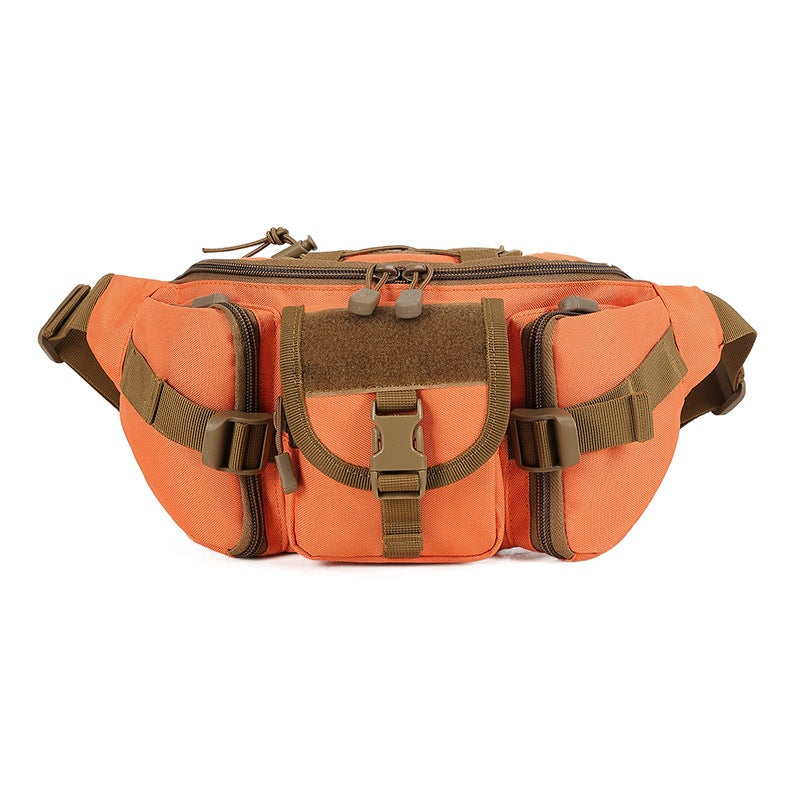 Outdoor Military Fan Tactical Bag made of Crypto Nylon, featuring a waterproof design and zipper opening, ideal for outdoor activities.