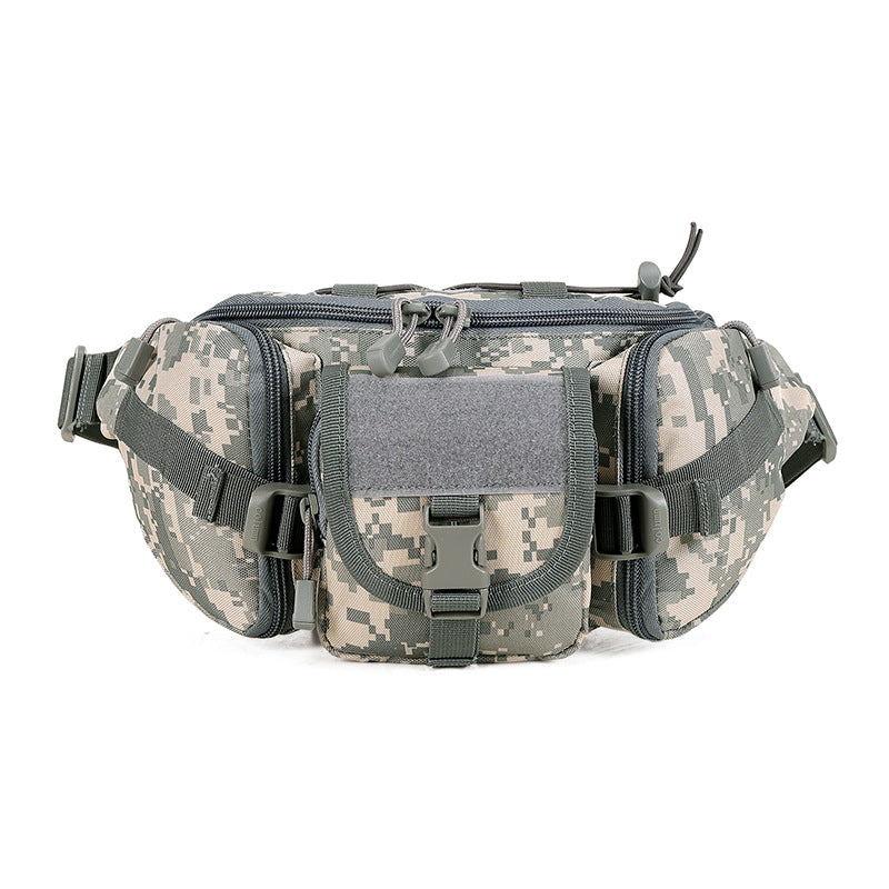 Outdoor Military Fan Tactical Bag made of Crypto Nylon, featuring a waterproof design and zipper opening, ideal for outdoor activities.