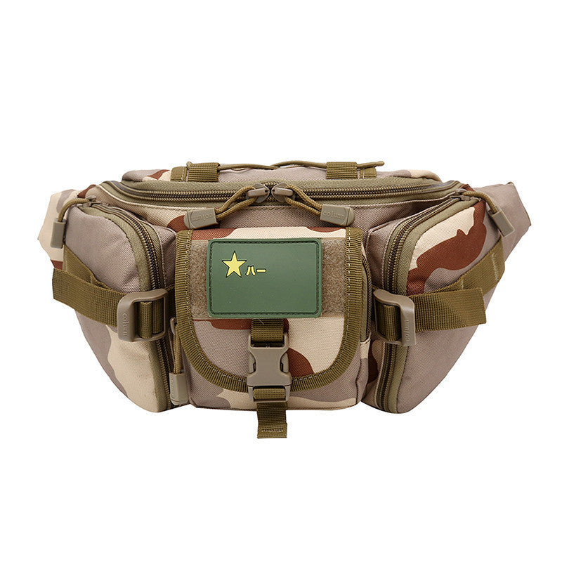 Outdoor Military Fan Tactical Bag made of Crypto Nylon, featuring a waterproof design and zipper opening, ideal for outdoor activities.