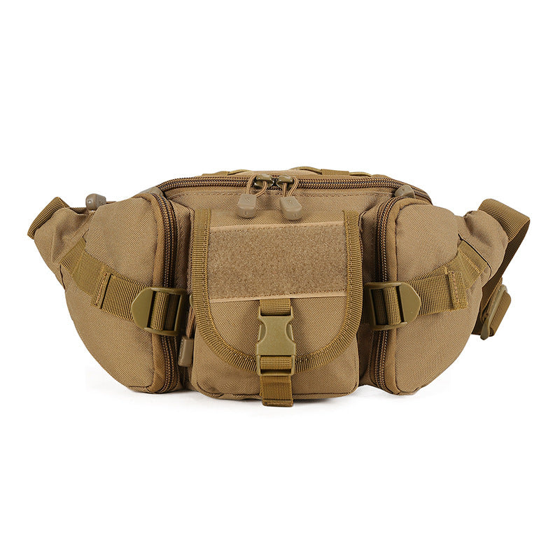 Outdoor Military Fan Tactical Bag made of Crypto Nylon, featuring a waterproof design and zipper opening, ideal for outdoor activities.