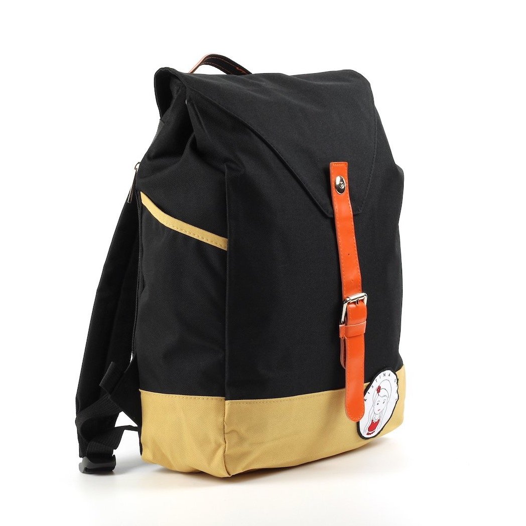 Overnight backpack in five colors, featuring adjustable straps and multiple pockets for organization.