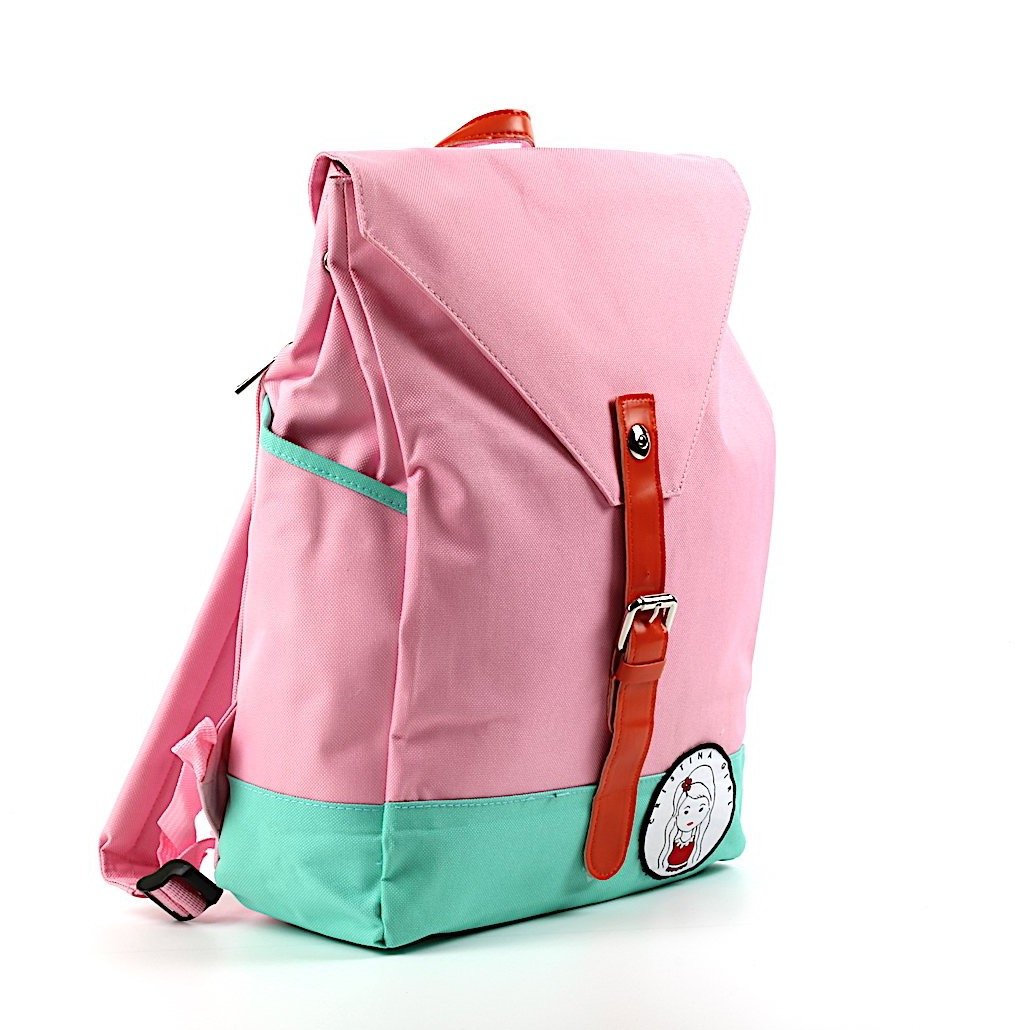 Overnight backpack in five colors, featuring adjustable straps and multiple pockets for organization.