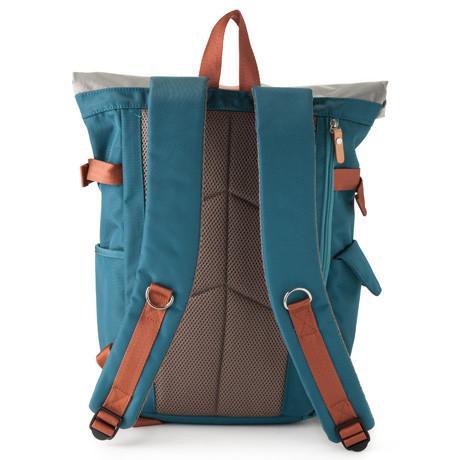 ROLLTOP BACKPACK 2.0 in various colors showcasing its modern design and multiple pockets.