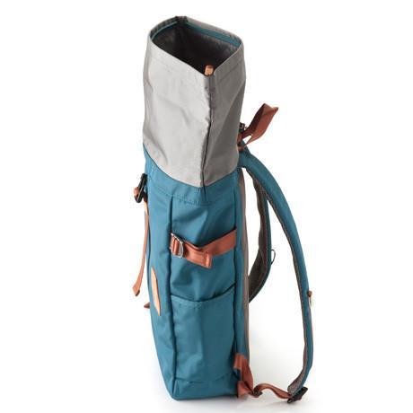 ROLLTOP BACKPACK 2.0 in various colors showcasing its modern design and multiple pockets.