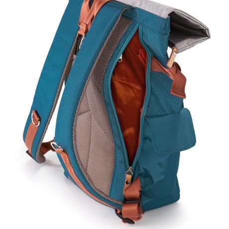 ROLLTOP BACKPACK 2.0 in various colors showcasing its modern design and multiple pockets.