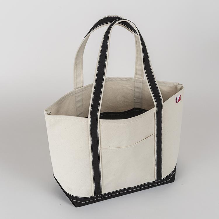 ShoreBags Classic Tote Medium in vibrant colors with double bottom and reinforced handles, showcasing its spacious interior and 360-degree pockets.