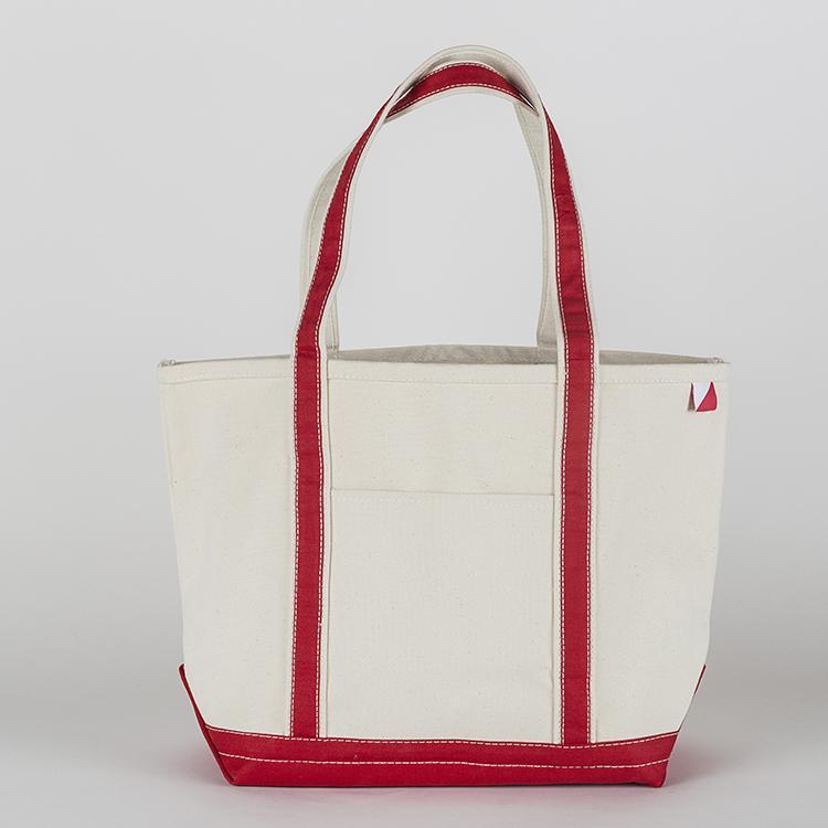 ShoreBags Classic Tote Medium in vibrant colors with double bottom and reinforced handles, showcasing its spacious interior and 360-degree pockets.