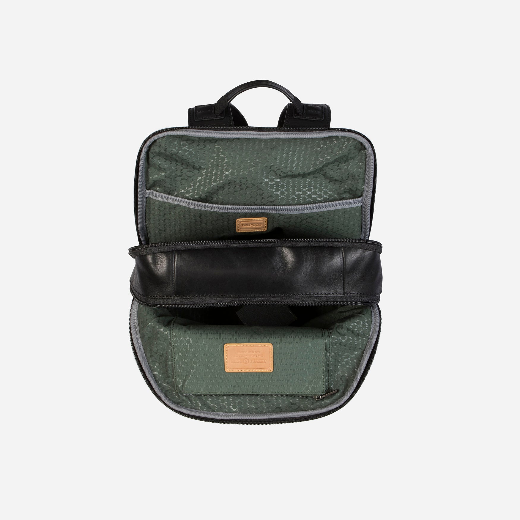 Single Compartment Backpack in black, featuring a spacious main compartment and padded shoulder straps for comfort.