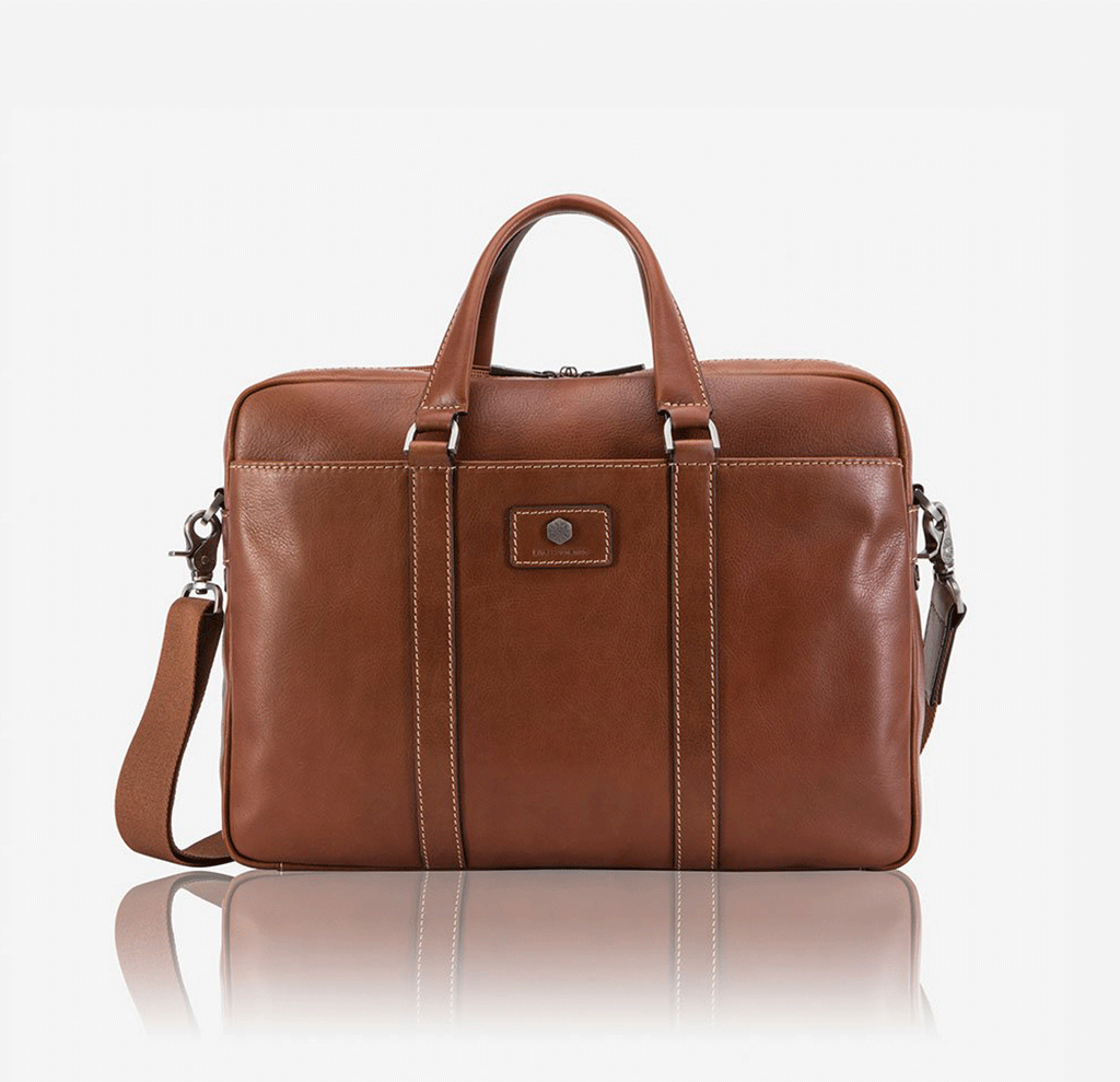 Colt Slim Laptop Briefcase featuring a sleek design, durable fabric, and comfortable carrying options, perfect for professionals.