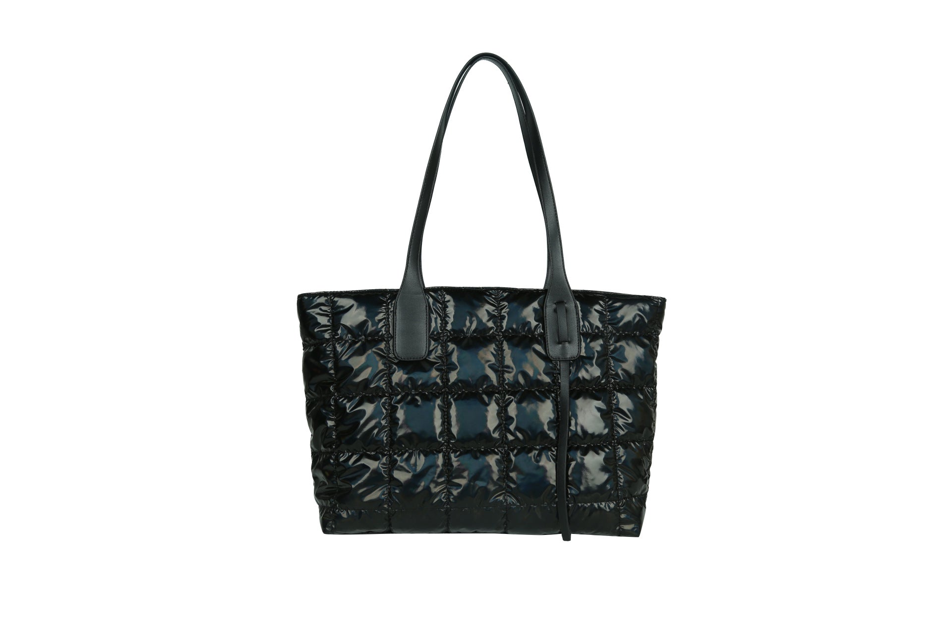 Solid Color Practical Large-capacity Fashion Handbag in a trendy design, showcasing its spacious interior and durable PU fabric.