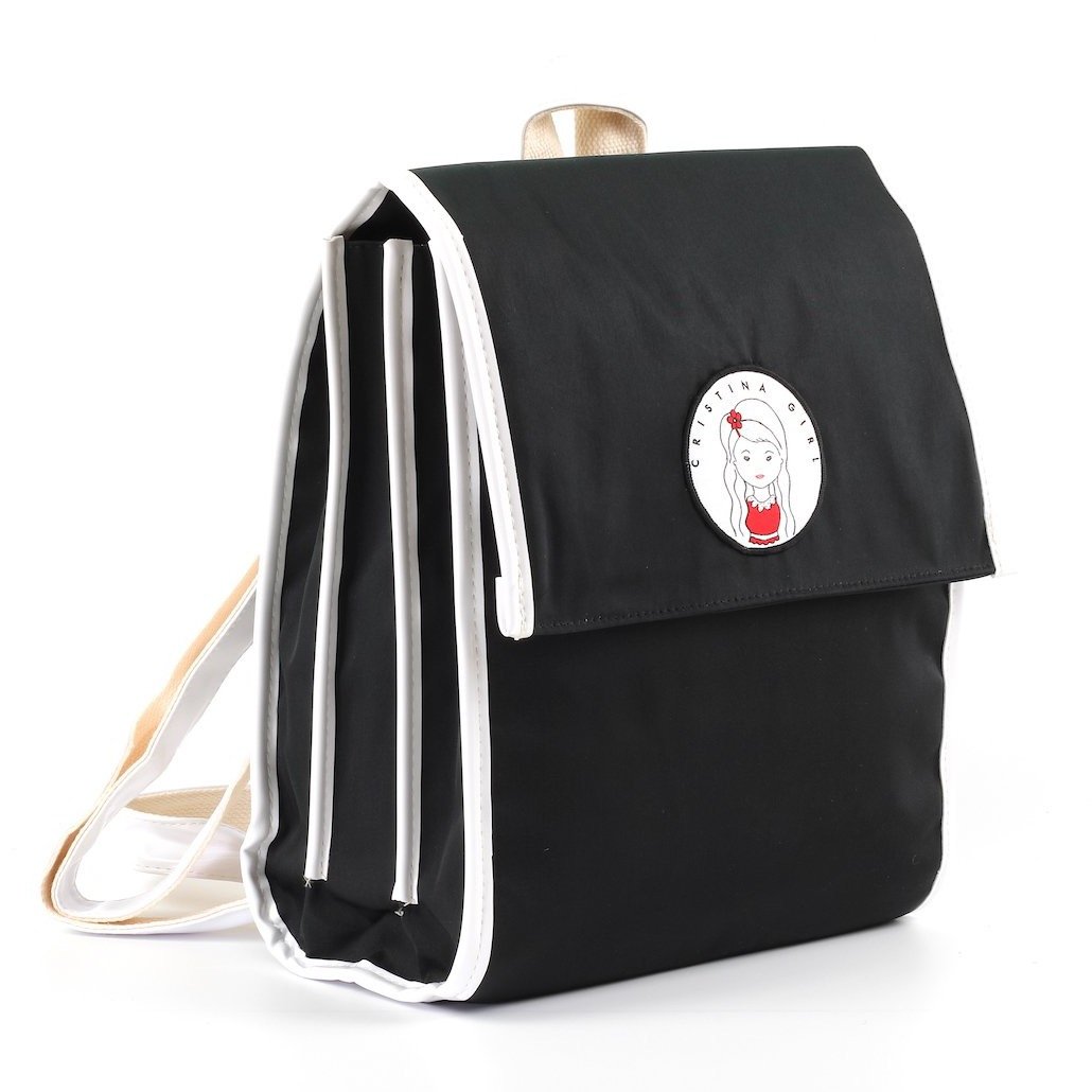 Stylish Laptop Backpack in two-tone colors with adjustable straps and multiple compartments, perfect for work and university.