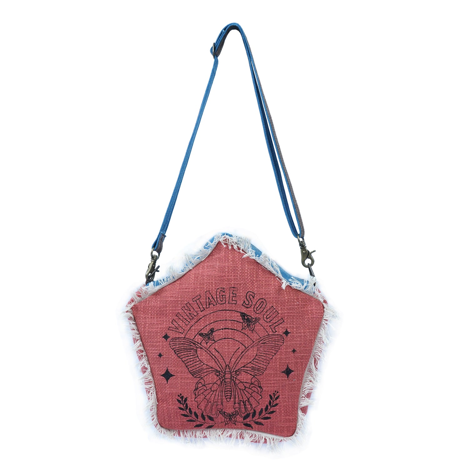 Colorful Teddy Shoulder Bag with character print, made from cotton, canvas, and leather, perfect for kids.