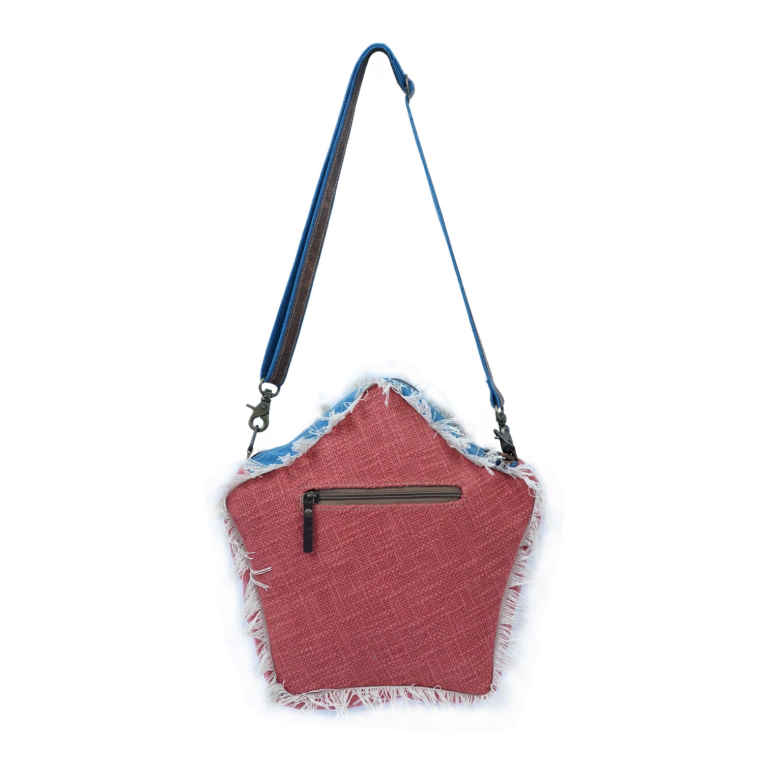 Colorful Teddy Shoulder Bag with character print, made from cotton, canvas, and leather, perfect for kids.